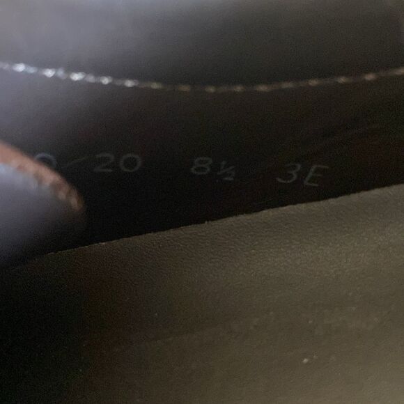 ALLEN EDMONDS Men’s Brown Leather Sneakers Size 8 1/2 - Picture 6 of 10